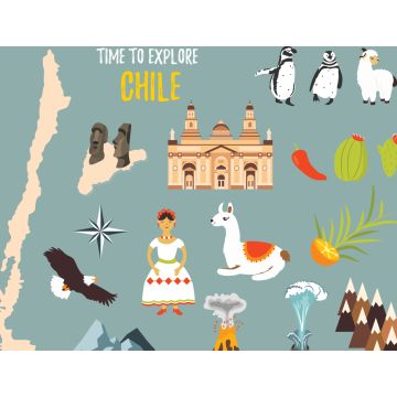 Lais Puzzle - Repräsentative Bilder von Chile, Landschaften, Vulkanen, Traditionen, Symbolen und Kultur - 1.000 Teile
