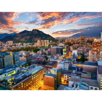 Lais Puzzle - Abendpanorama von Santiago de Chile - 1.000 Teile