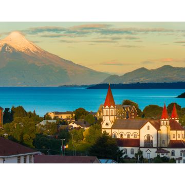Lais Puzzle - Puerto Varas am Ufer des Llanquihue-Sees mit dem Vulkan Osorno im Hintergrund, X Region de Los Lagos, Chile - 1.000 Teile