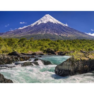 Lais Puzzle - Petrohue Wasserfälle vor dem Vulkan Osorno (Chile) - 1.000 Teile