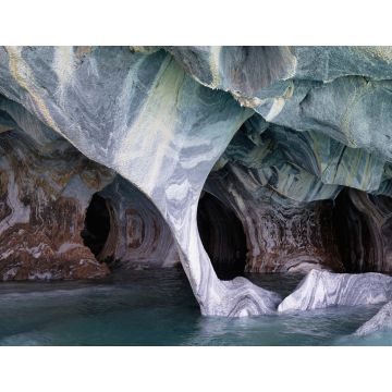 Lais Puzzle - Marmorhöhlen-Heiligtum, seltsame Felsformationen, die durch Wassererosion verursacht werden, General Carrera See, Puerto Rio Tranquilo, Region Aysen, Patagonien, Chile - 1.000 Teile