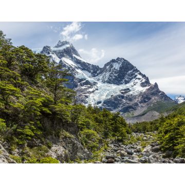 Lais Puzzle - Chile, Magallanes und die chilenische Antarktis, Ultima Esperanza, Torres del Paine, O-Circuit-Wanderung 130 km, Wander zum vorletzten Camp, Gletscher - 1.000 Teile