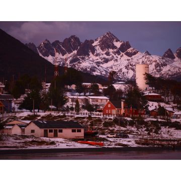 Lais Puzzle - Blick auf Puerto Williams bei Sonnenaufgang vom Beagle-Kanal aus gesehen, Chile - 1.000 Teile