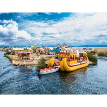 Lais Puzzle - Uros schwimmende Inseln auf Titicaca See in Puno, Peru, Südamerika - 1.000 Teile