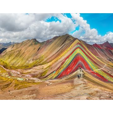 Lais Puzzle - Wanderszene in Vinicunca, Region Cusco, Peru. Regenbogen-Berg - 1.000 Teile