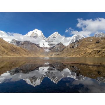 Lais Puzzle - Panoramablick vom westlichen Ende der Lagona Carhuacocha zum Berg Yerupajá, Anden, Peru - 1.000 Teile