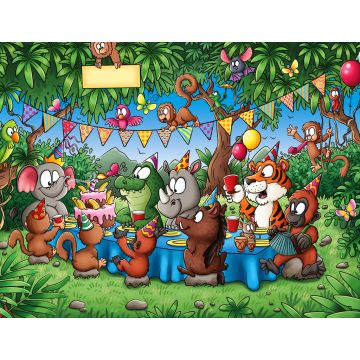 Lais Puzzle - Tierische Freunde feiern Geburtstag im Dschungel - 1.000 Teile