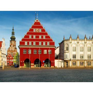 Lais Puzzle - Alter Markt mit Rathaus der Stadt Greifswald - 1.000 Teile