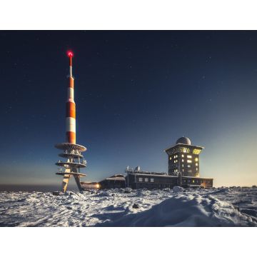 Lais Puzzle - Brocken im Harz (Berg mit Schnee - Nachtaufnahme - Winter) - 1.000 Teile