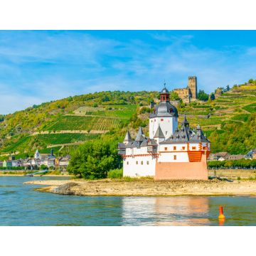 Lais Puzzle - Burg Pfalzgrafenstein, die früher als Zollkontrolle am Rhein bei Kaub, Deutschland, diente - 1.000 Teile