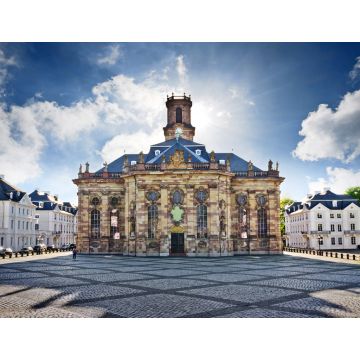 Lais Puzzle - Saarbrücken Ludwigskirche mit Ludwigsplatz Panorama - 1.000 Teile