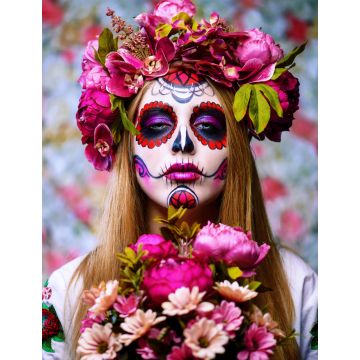 Lais Puzzle - traditionelle Totenkostüme / Dio de los Muertes, Mexiko - 1.000 Teile