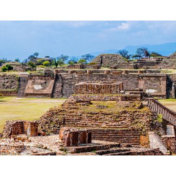 Lais Puzzle - Blick auf das Panorama der heiligen Stätte Monte Alban in Mexiko - 1.000 Teile