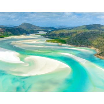 Lais Puzzle - Hill Inlet am Whitehaven Beach auf der Whitesunday Island, Queensland, Australien - 1.000 Teile