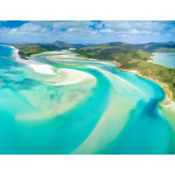 Lais Puzzle - Hill Inlet am Whitehaven Beach auf der Whitesunday Island, Queensland, Australien - 1.000 Teile