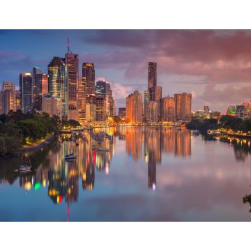 Lais Puzzle - Brisbane. Cityscape von Brisbane Skyline, Australien während des Sonnenaufgangs - 1.000 Teile