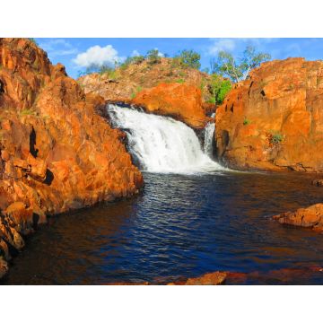 Lais Puzzle - Schöner Wasserfall Edith Falls mit roten Felsen im Northern Territory, Australien in der Nähe von Pine Creek - 1.000 Teile