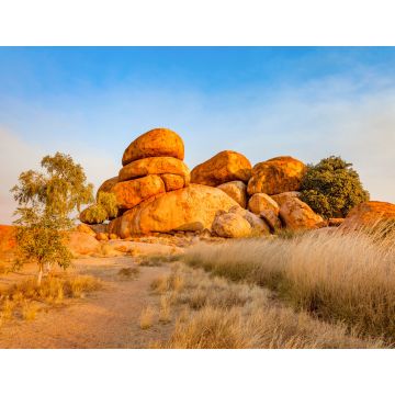 Lais Puzzle - Karlu Karlu, auch bekannt als The Devil's Marbles, ist ein beliebtes Ziel für Reisende im australischen Outback. Die Devil's Marbles befinden sich im Red Centre des Northern Territory, Australien - 1.000 Teile