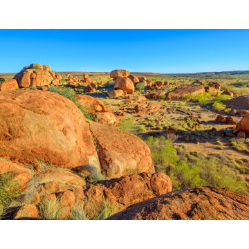 Lais Puzzle - Panoramaluftaufnahme von riesigen Granitblöcken bei Karlu Karlu oder Devils Marbles im Northern Territory, Australien in der Nähe von Tennant Creek - 1.000 Teile