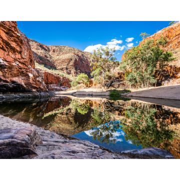 Lais Puzzle - Rotes Zentrum Landschaft mit entfernten Blick auf Mount Sonder Northern Territory Outback Australien - 1.000 Teile