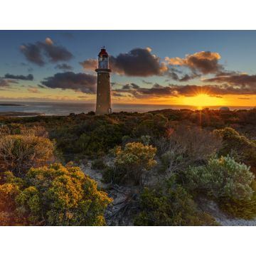 Lais Puzzle - Schöner Sonnenuntergang über Cape Du Couedic Lighthouse. Flinders Chase National Park. Kangaroo Island. Südaustralien - 1.000 Teile
