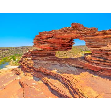 Lais Puzzle - Das Fenster der Natur über der Murchison River Gorge im Kalbarri National Park. Der Bogen aus rotem Sandstein ist die ikonischste Naturattraktion in Westaustralien - 1.000 Teile