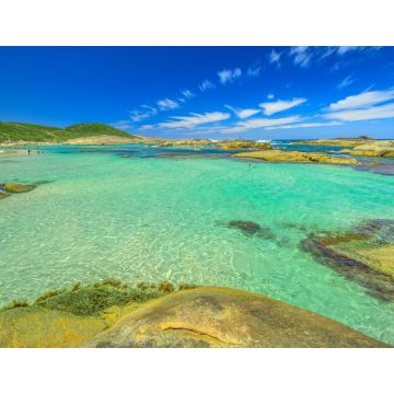 Lais Puzzle - Landschaftlich ruhiges türkisfarbenes Wasser des Greens Pool im William Bay National Park, Denmark, Westaustralien - 1.000 Teile