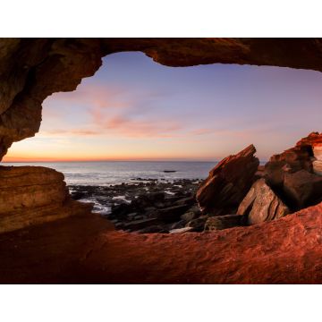 Lais Puzzle - Blick aus einer kleinen Höhle am Gantheaume Point Broome Western Australia bei Sonnenuntergang - 1.000 Teile
