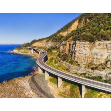 Lais Puzzle - Sea Cliff Bridge und Lawrence Hargrave Drive Bridge führen über die Klippen von Illawarra in der nördlichen Illawarra-Region von New South Wales, Australien - 1.000 Teile