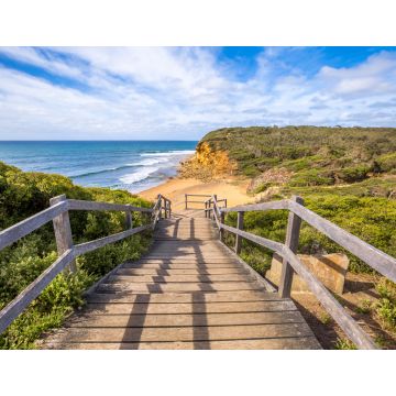 Lais Puzzle - Spaziergang am legendären Bells Beach - dem Strand des Kultfilms Point Break, in der Nähe von Torquay, dem Tor zur Surf Coast von Victoria, Australien - 1.000 Teile