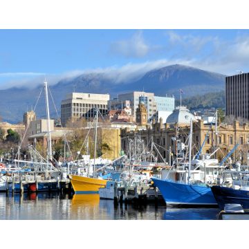 Lais Puzzle - Fischerboot am Kai in Hobart Harbour, Tasmanien, Australien - 1.000 Teile