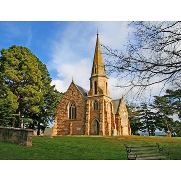 Lais Puzzle - Kirche auf dem Hügel bei Ross, Tasmanien, Australien - 1.000 Teile