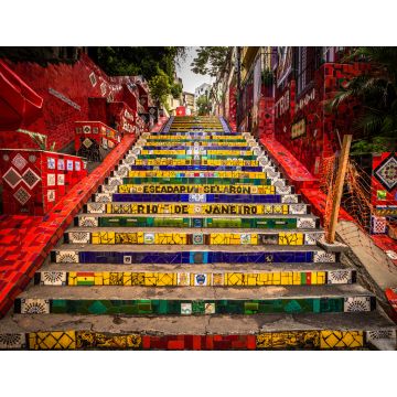 Lais Puzzle - Die Selaron-Treppe im historischen Zentrum von Rio de Janeiro, Brasilien - 1.000 Teile