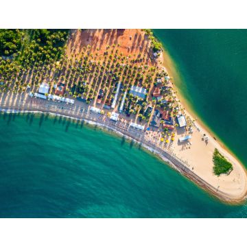 Lais Puzzle - Strand Natur Drohne Coqueiros Litoral Maceió, Alagoas, Brasilien - 1.000 Teile