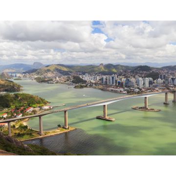 Lais Puzzle - Dritte Brücke (Terceira Ponte), Panoramablick auf Vitoria, Brasilien - 1.000 Teile