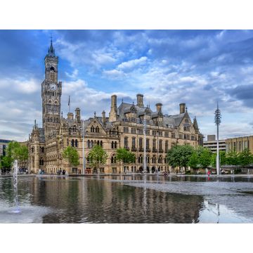 Lais Puzzle - Rathaus von Bradford im Stadtpark in West Yorkshire, England - 1.000 Teile