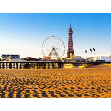 Lais Puzzle - Blackpool Tower und Central Pier Riesenrad, Lancashire, England - 1.000 Teile