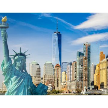 Lais Puzzle - Stadtbild von New York, Freiheitsstatue, untere Skyline von Manhattan - 1.000 Teile