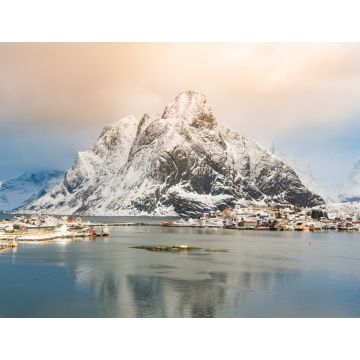 Lais Puzzle - Reine, Lofoten Inseln, Norwegen. Winteransicht bei Sonnenaufgang - 1.000 Teile