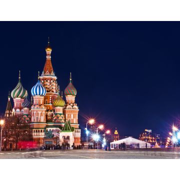 Lais Puzzle - Moskau St. Basilius Kathedrale Nachtaufnahme - 1.000 Teile