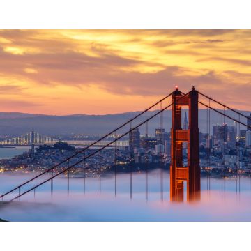 Lais Puzzle - Frühmorgens niedriger Nebel an der Golden Gate Bridge - 1.000 Teile