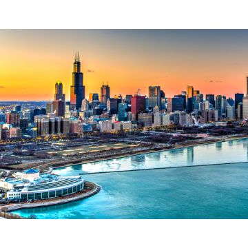 Lais Puzzle - Sonnenuntergang Chicago - 1.000 Teile