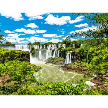 Lais Puzzle - Blick aus dem Dschungel auf die Iguazu-Fälle, den größten Wasserfall der Welt. UNESCO-Welterbe in Brasilien und Argentinien - 1.000 Teile