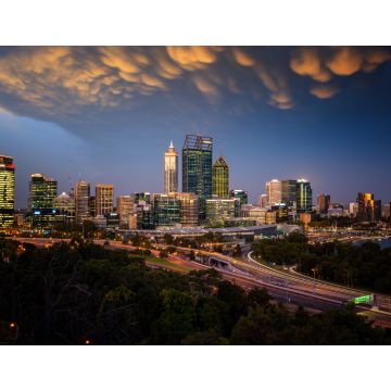 Lais Puzzle - Skyline von Perth mit dem zentralen Geschäftsviertel der Stadt - 1.000 Teile