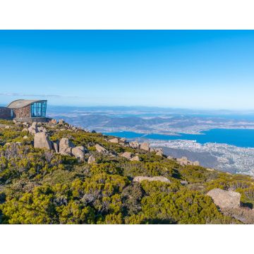 Lais Puzzle - Blick auf Hobart und Pinnacle Shelter am Mount Wellington, Australien - 1.000 Teile