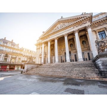 Lais Puzzle - Blick am Morgen auf das Gebäude der Brüsseler Börse im Zentrum der Altstadt von Brüssel, Belgien - 1.000 Teile