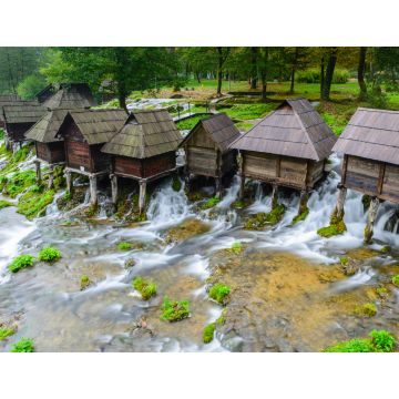 Lais Puzzle - Alte hölzerne Wassermühlen, Jajce in Bosnien und Herzegowina - 1.000 Teile