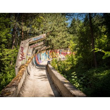 Lais Puzzle - Verlassene Bobbahn in Sarajevo, Bosnien und Herzegowina - 1.000 Teile