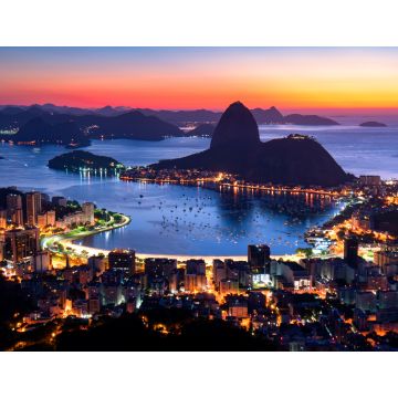 Lais Puzzle - Rio de Janeiro kurz vor Sonnenaufgang, Lichter der Stadt und der Zuckerhut - 1.000 Teile