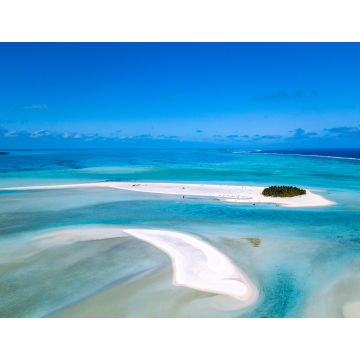 Lais Puzzle - Polynesien Cook-Insel Aitutaki-Lagune tropisches Paradies Luftaufnahme - 1.000 Teile